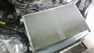 Замена радиатора кондиционера (конденсатора) Geely CK