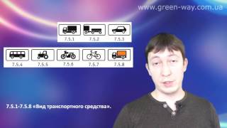 ПДД Украины. Раздел 33. Дорожные знаки. Таблички к дорожным знакам. Знаки 7.5.1-7.5.8.