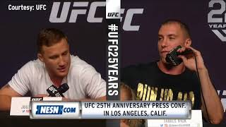 UFC 25th Anniversary Press Conference featuring Nate Diaz, Dustin Poirier