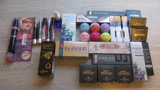 доставка косметики c AliExpress (обзор :-) ) покупка декабрь 2016