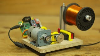 DIY simple arduino based solenoid winding machine | Arduino projcet