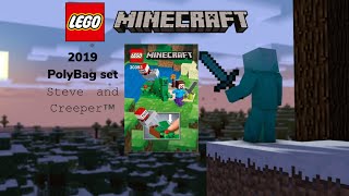 LEGO Minecraft 30393 Steve and Creeper PolyBag set with instructions (2019 New Set again)