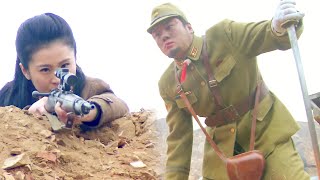 日軍運糧大隊被埋伏！日軍長官嚇得躺地上裝死，還是被八路軍女兵一鏢斃命！ ️ 抗日