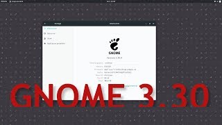 Gnome 3.30 on Arch Linux