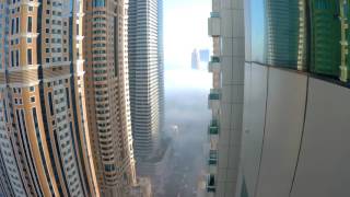 Утренний туман в Дубае, ОАЭ / Morning fog in Dubai, UAE