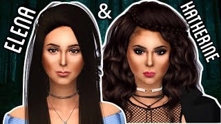 The Sims 4 : Create a Sim | Elena Gilbert & Katherine Pierce (TVD)