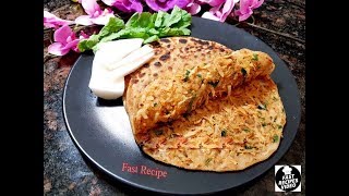 Stuffed Mooli Paratha Recipe - Mooli Paratha Recipe By Fast Recipe