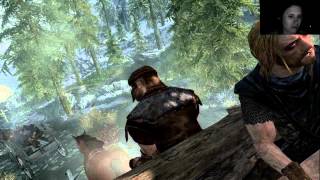 Skyrim Let's Play 001 - female Argonian w face cam