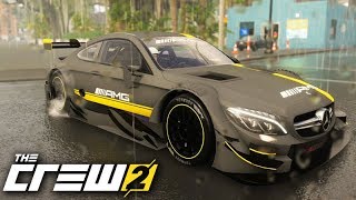 THE CREW 2 - MERCEDES DE CORRIDA na CHUVA FORTE!!!