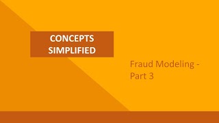 Fraud Modeling - Part 3