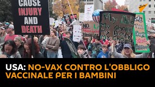 #USA: no-vax contro l'obbligo vaccinale per i bambini