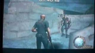 バイオハザード４　ボルトライフルvsクラウザー