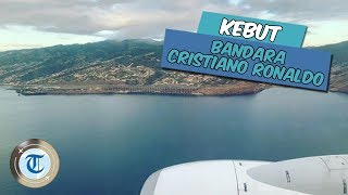 KEBUT | Tertangkap Kamera, Detik-detik Mengerikan Pesawat Landing di Bandara Cristiano Ronaldo