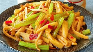 【小穎美食】為什麼飯店炒的杏鮑菇那麼好吃？原來做法這麼簡單，孩子再也不挑食