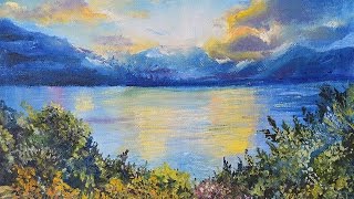 Пейзаж, Восход(Oil Painting)