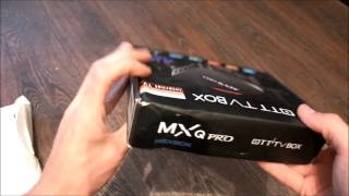 MXQ PRO - Лучшая бюджетная приставка TV-box для андроит ТВ (распаковка)