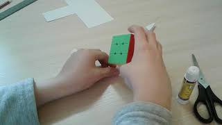 Подставка для кубика рубика из бумаги! Как её сделать??? ?