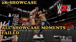 WWE 2K15 - Every 2K Showcase Moment Failed Anamation