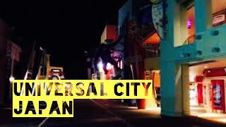 Lights went off at Universal City Walk Osaka
