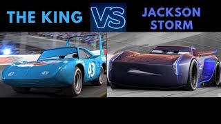 THE KING vs  JACKSON STORM Darg Racing