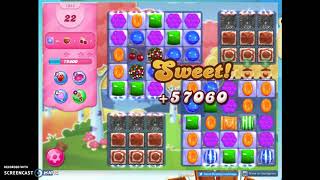 Candy Crush Level 1688 Audio Talkthrough, 1 Star 0 Boosters