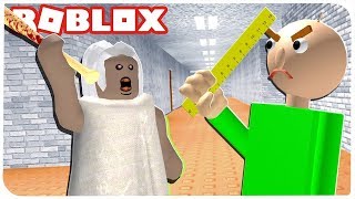 БАЛДИ ПРОТИВ БАБУШКИ ГРЕННИ !!! | ROBLOX ПО РУССКИ |