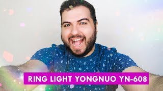 Agora eu tenho um Ring light YEEY | Yongnuo YN 608 - Unboxing