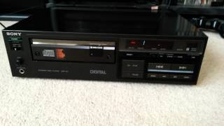 Sony CDP-101 after servicing the tray