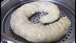 Ханум (ленивые манты) с картошкой мясом и капустой в пароварке рецепт видео