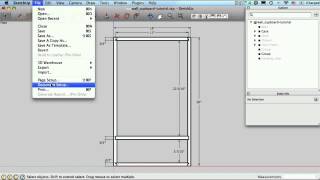 Sketchup for Woodworkers - Dimensions and Printing