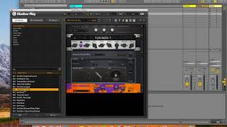 Ableton + Guitar Rig на сцене, настройка проекта