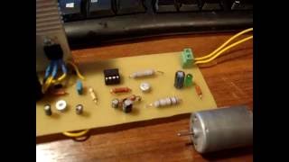 Регулятор оборотов для мини-дрели на Lm358p и Lm317