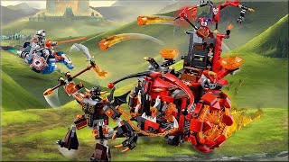 LEGO Nexo Knights 70316 Джестро-мобиль Обзор. Лего Нексо Найтс шут Джестро против Нексо Рыцарей Силы
