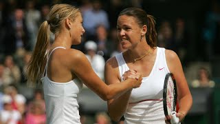 Maria Sharapova vs Lindsay Davenport 2004 Wimbledon Highlights