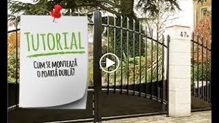 Cum se monteaza o poarta dubla? Ghid video Leroy Merlin Romania