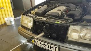 Промывка радиаторов Mercedes W124