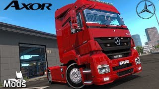ETS2 v1.35 Mod ▶️ Mercedes Axor 1840 MP3 V2 + Trailer