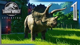 WE'VE MADE A DINOSAUR! | Jurassic World Evolution Gameplay/Let's Play E1