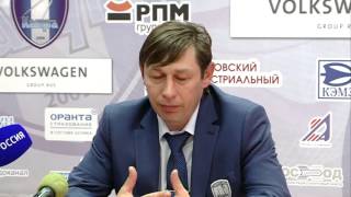 Пресс конференция В. Сафронова после матча Калуга : Зенит Пенза