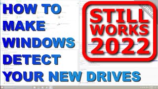 Solved: new HDD/SDD not available in Windows, Device Manager & Disk Management, but listed in BIOS