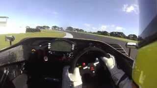 Radical SR8 RX Competition Car @ Phillip Island - George Miedecke Helmet Cam