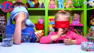 Видео для детей. ЧЕЛЕНДЖ от Ярославы и Игорька. Игры для детей. Challenge. Tiki Taki Cook