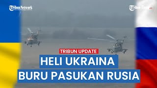 Ukraina Pamer Heli Tempur Bombardir Pertahanan Rusia, 37 Drone Shahed Made in Iran Ditembak Jatuh