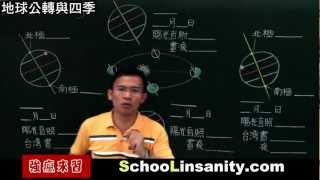 強瘋來習-地球科學01-地球公轉與四季