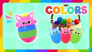 Huevos Sorpresas | Aprende Colores en Inglés | @Hogi & Pinkfong! Playground: ABCs, Colors&Numbers