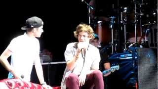 One Direction - DALLAS 6/23/12 Texas accent, Square dancing