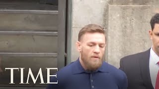 UFC Star Conor McGregor Arrives At New York Courthouse After Bus Attack Arrest | TIME