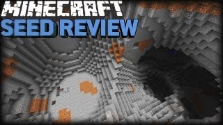 Minecraft 1.8 Seeds: EPIC CRATER, PYRAMID, SPAWNER & NPC!!