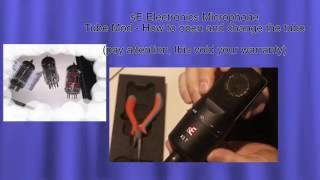 sE Electronics X1T Mod Tube - How to change Tube