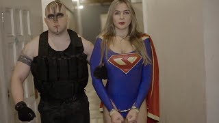 Superheroine Caught
